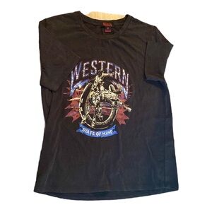 Rock&Roll Denim Men’s “Western State Of Mind” ShortSleeve  Shirt